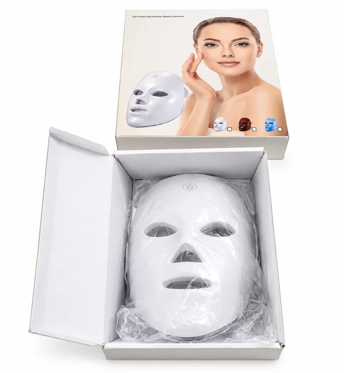 LED Photon Facial Mask – Light Therapy Face Mask for Skincare & Beauty My Store SCENTORA