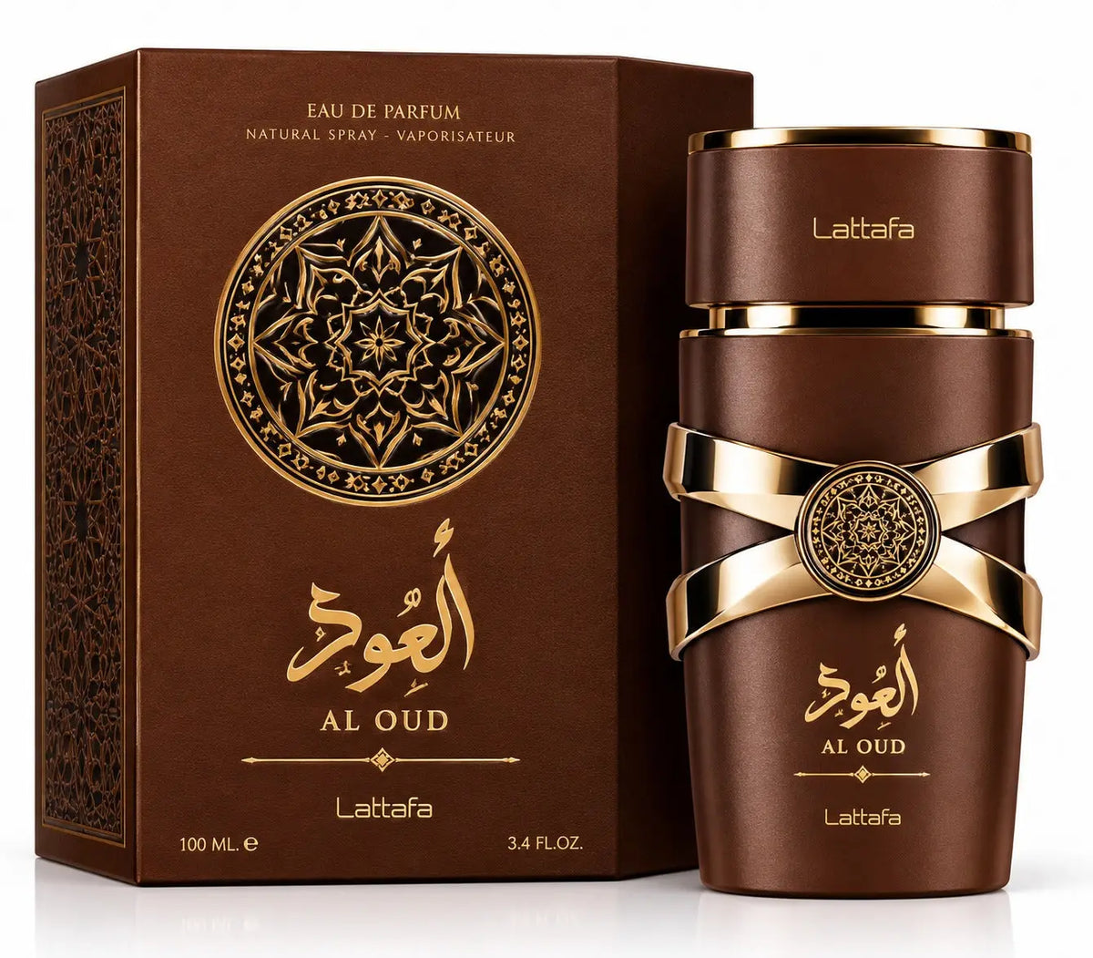 Lattafa Asad Al Oud Eau De Parfum – 100ml (3.4 fl. oz.) Long-Lasting Rich Woody Oud & Spice Fragrance NORTH WAVE SCENTORA