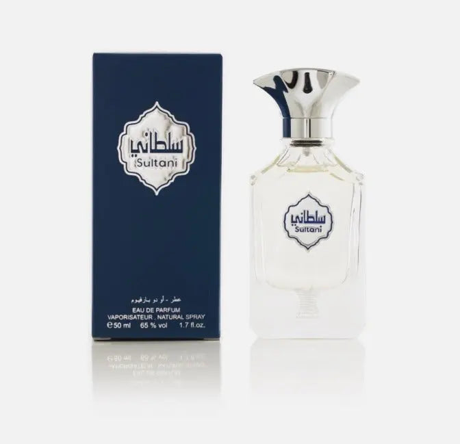 Arabian Oud Sultani Eau De Parfum – 50ml (1.7 fl. oz.) Long-Lasting Fresh Aromatic Woody Fragrance NORTH WAVE SCENTORA