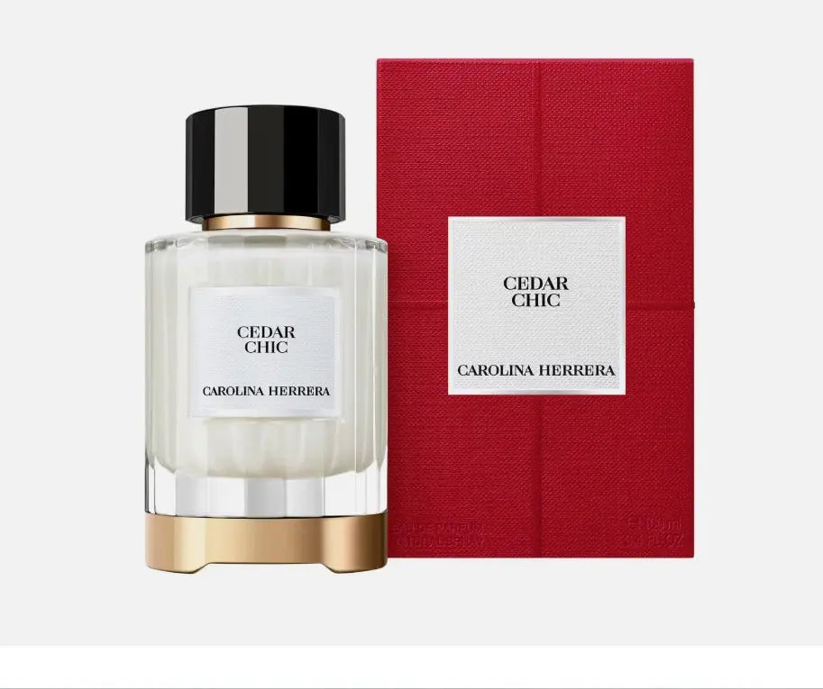 Carolina Herrera Cedar Chic Eau De Parfum – 100ml (3.4 fl. oz.) Long-Lasting Elegant Woody & Spicy Fragrance NORTH WAVE SCENTORA