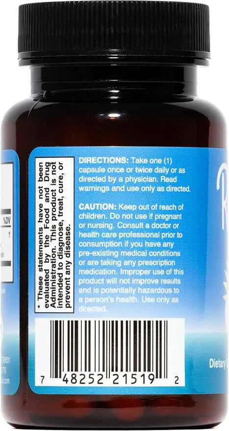 RediCalm | Natural Stress & Anxiety Relief Supplement – Non-GMO, Vegan, Gluten-Free – 60 Capsules NORTH WAVE SCENTORA