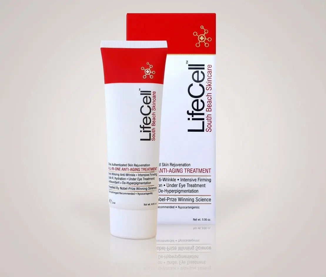 LifeCell All-In-One Anti-Aging Treatment – Anti-Wrinkle & Firming Cream (2.5 oz / 75ml) NORTH WAVE SCENTORA
