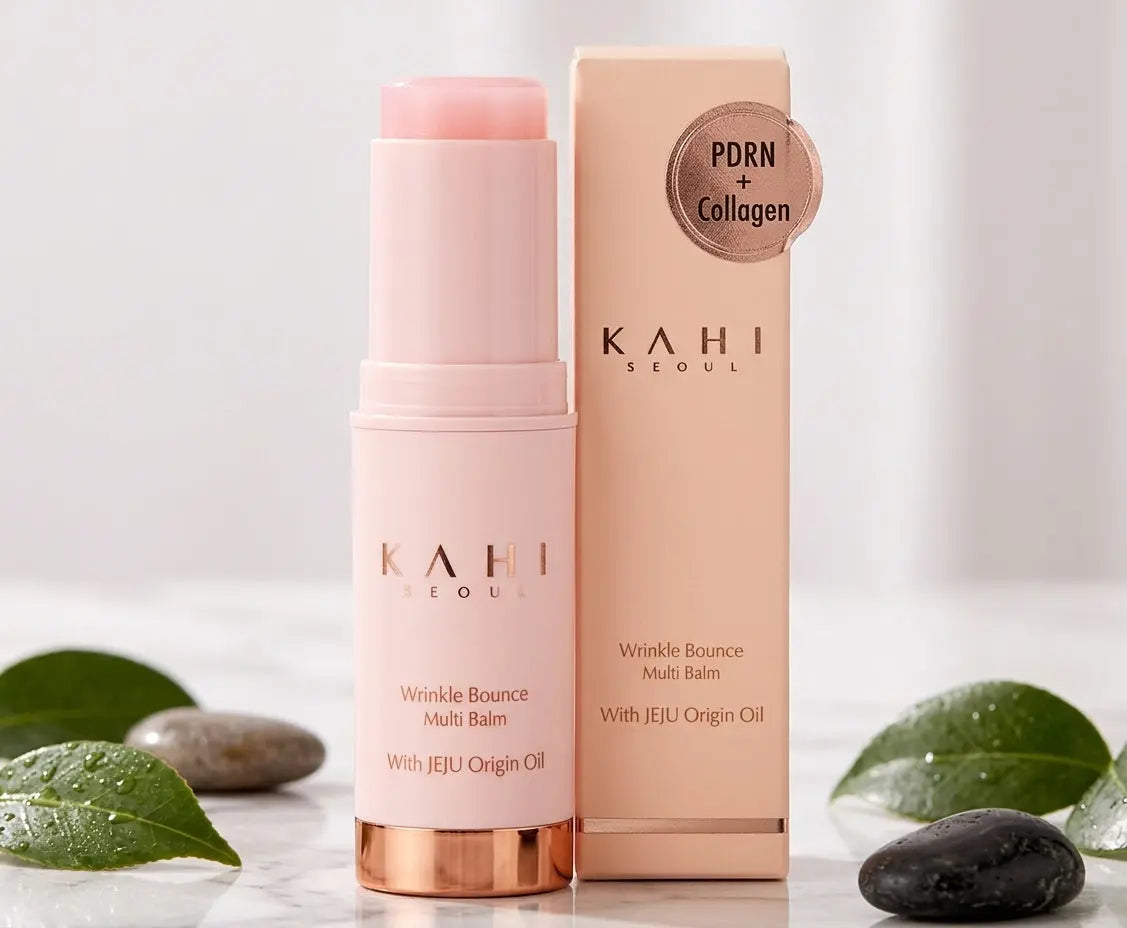 KAHI Wrinkle Bounce Multi Balm Stick – Hydrating Anti-Aging Moisturizing Balm with Jeju Origin Oil (9g) NORTH WAVE SCENTORA