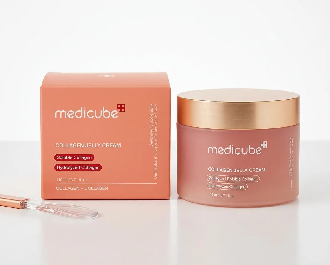 Medicube Collagen Jelly Cream – Hydrating & Firming Glass Skin Moisturizer (110ml / 3.71 fl. oz.) NORTH WAVE SCENTORA