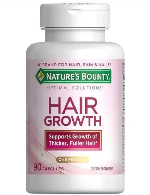 Nature’s Bounty Hair Growth Supplement 90 Capsules | Hair, Skin & Nails Support SCENTORA SCENTORA
