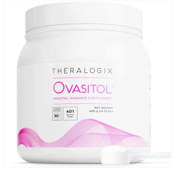 Theralogix Ovasitol Inositol Powder Supplement, 40:1 Myo-Inositol & D-Chiro-Inositol Blend, 400 g SCENTORA SCENTORA