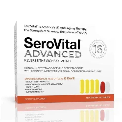 SeroVital Advanced – 30-Day Supply (120 Capsules & 60 Tablets) Anti-Aging Dietary Supplement NORTH WAVE SCENTORA