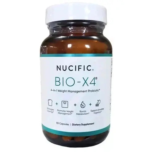 Nucific BIO-X4 Probiotic Weight Loss & Metabolism Booster | 30 Capsules NORTH WAVE SCENTORA