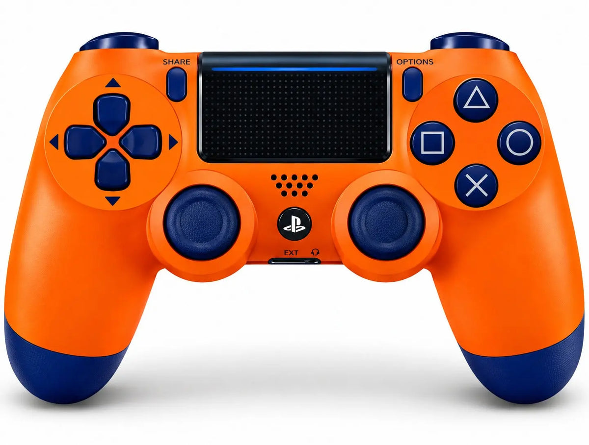 Official Sony DualShock 4 Wireless Controller for PS4 - Sunset Orange NORTH WAVE SCENTORA