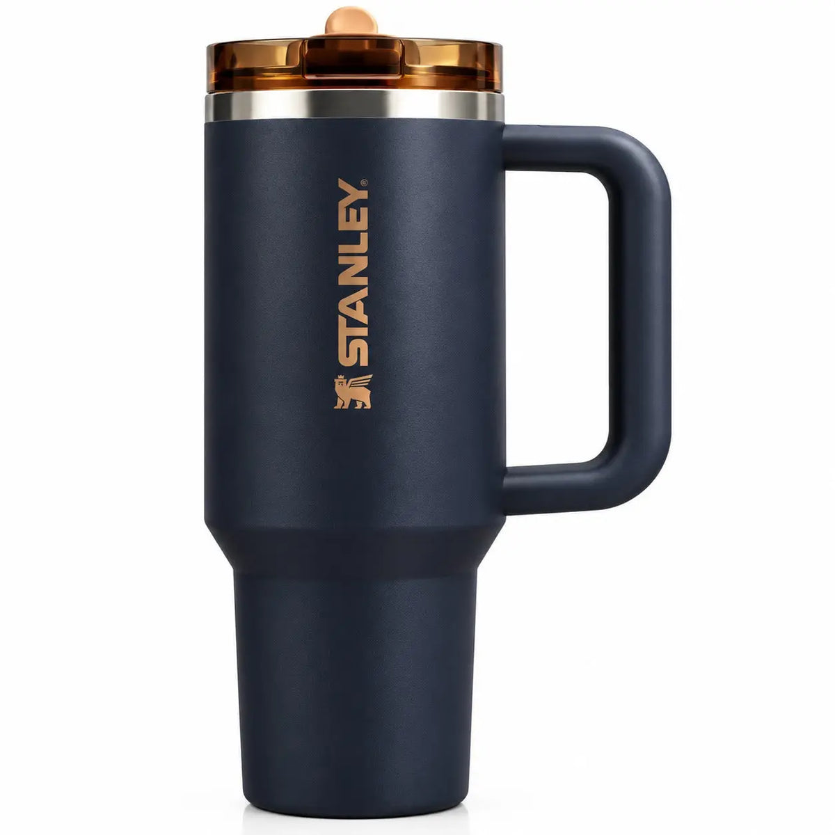 Stanley Quencher H2.0 FlowState Tumbler | Navy Blue & Gold Insulated Stainless Steel Mug SCENTORA SCENTORA