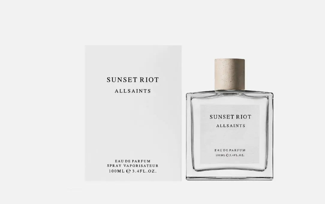 AllSaints Sunset Riot Eau De Parfum – 100ml (3.4 fl. oz.) Long-Lasting Woody Floral Unisex Fragrance NORTH WAVE SCENTORA