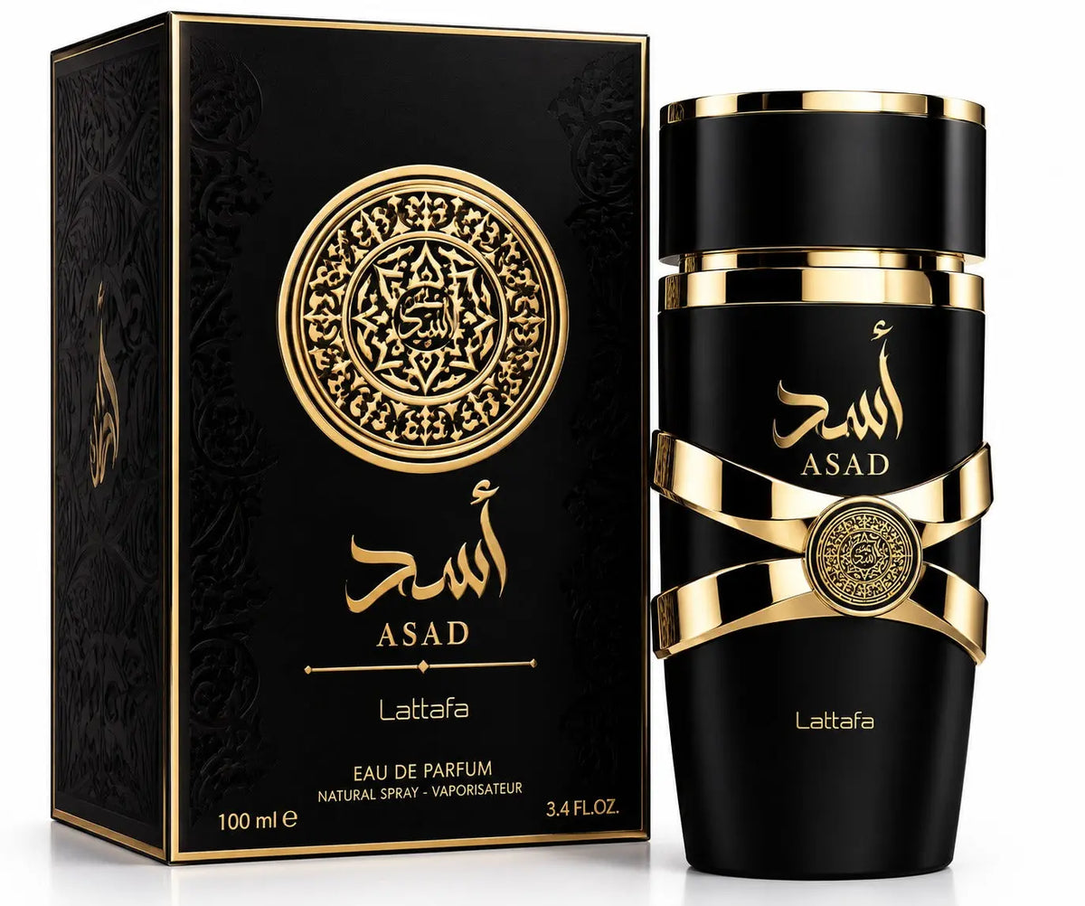 Lattafa Asad Eau De Parfum – 100ml (3.4 fl. oz.) Long-Lasting Warm Spicy & Amber Fragrance For Men NORTH WAVE SCENTORA
