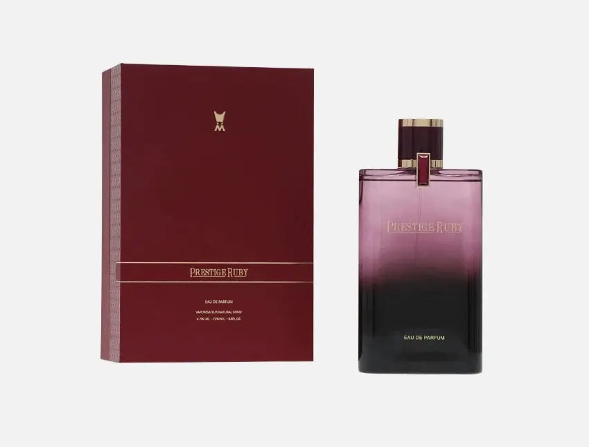 Prestige Ruby Eau De Parfum – 200ml (6.8 fl. oz.) Long-Lasting Luxurious Oriental Floral & Amber Fragrance NORTH WAVE SCENTORA