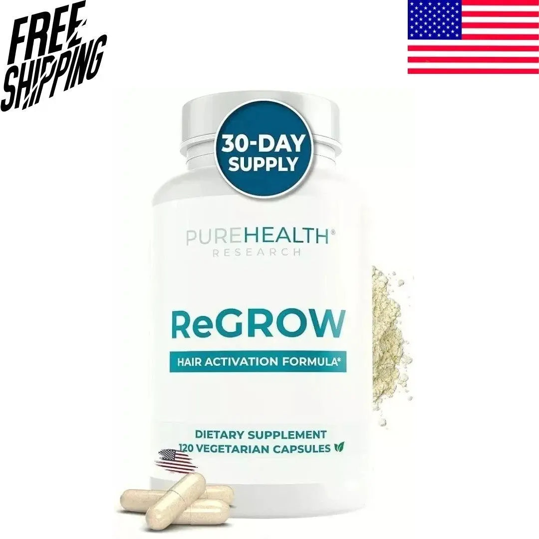 PureHealth Research ReGrow Hair Growth Vitamins | Advanced Biotin & Follicle Nourishing Supplement SCENTORA SCENTORA