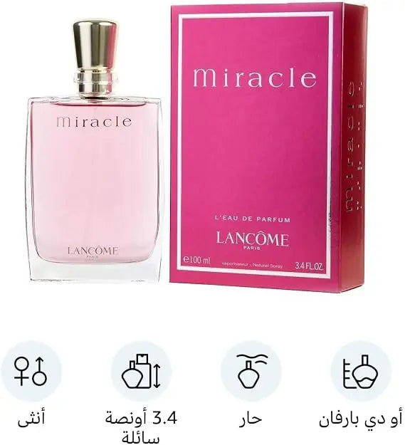 Lancôme Miracle Eau de Parfum for Women – 3.4 oz / 100ml DIOR   SCENTORA
