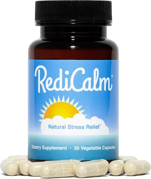 RediCalm | Natural Stress & Anxiety Relief Supplement – Non-GMO, Vegan, Gluten-Free – 60 Capsules NORTH WAVE   SCENTORA