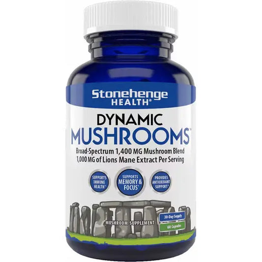 Stonehenge Health Dynamic Mushroom Complex - 60 Veggie Capsules NORTH WAVE   SCENTORA