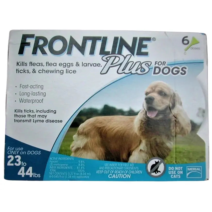 FRONTLINE Plus Flea and Tick Treatment for Medium Dogs (23-44 lbs) – 6 Doses SCENTORA   SCENTORA