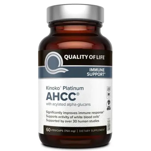 Quality of Life Kinoko Platinum AHCC 750 mg – High-Potency Immune Support Supplement – 60 Capsules NORTH WAVE   SCENTORA