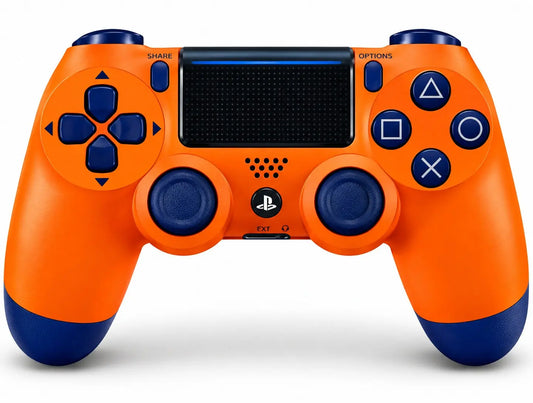 Official Sony DualShock 4 Wireless Controller for PS4 - Sunset Orange NORTH WAVE   SCENTORA