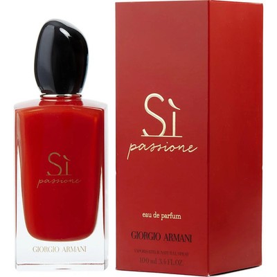 Giorgio Armani Si Passione Eau de Parfum for Women, 3.4 oz